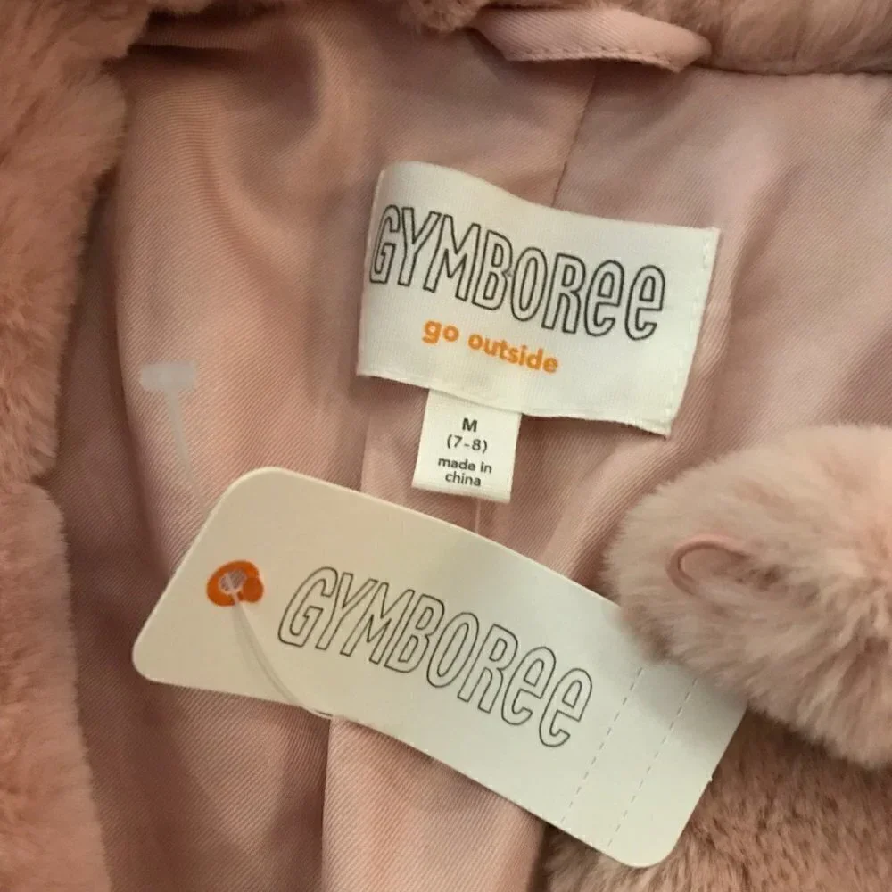 NWT Gymboree Faux Fur Coat